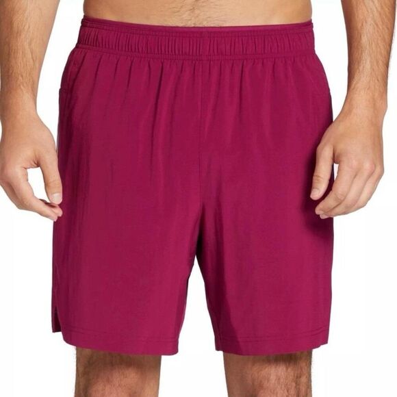 DSG Men's 5" Stride Shorts Built-In Brief Burgundy Size XL NWT - Picture 1 of 6